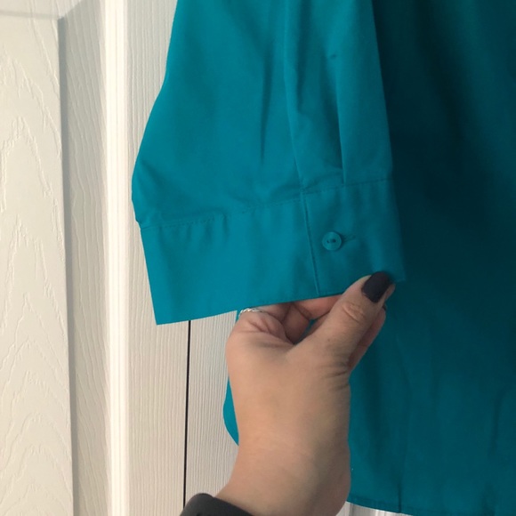 Worthington Woman Button-down Shirt sz 14W - Picture 5 of 12